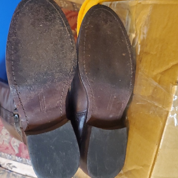 Womens Vince Camuto Leather with Aligator trim Boots - Picture 7 of 14